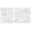 Раскраска от стресса 16+ 2шт/уп, 225х225 мм, 16 л, в ас-те, 74943