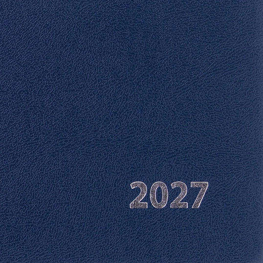 Ежедневник датированный 2027 Выбор есть, А5, 160л, бумвинил, синий