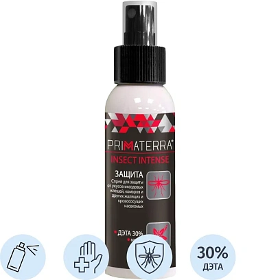 Спрей защитный PRIMATERRA Insect INTENSE от укусов кровосо 200мл