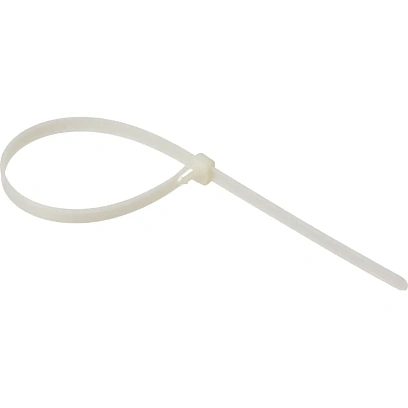 Хомут стяжка нейлоновая TOPFORT 5х300 (4,8х300 мм) белый 100 шт/уп