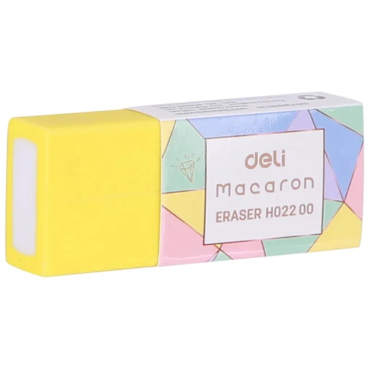 Ластик Deli Macaron 50x20x1мм ассорти пласт.туб. EH02200