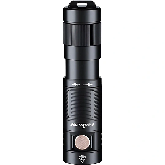 Фонарь Fenix E09R, черный, E09Rbk
