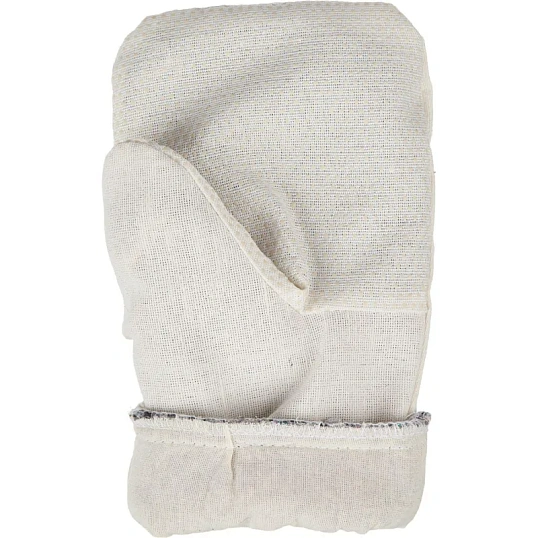 Рукавицы хб утепленные с наладонником ПВХ 5пар/уп