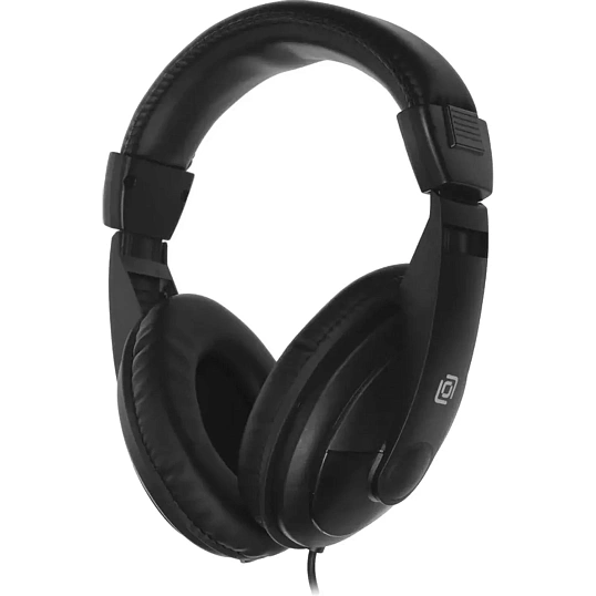 Наушники Оклик (HP-M211VB) HP-M211V, мониторные, 1.8м черный проводные