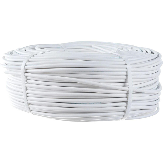 Провод ПВС 3х1,0 белый, бухта 100м