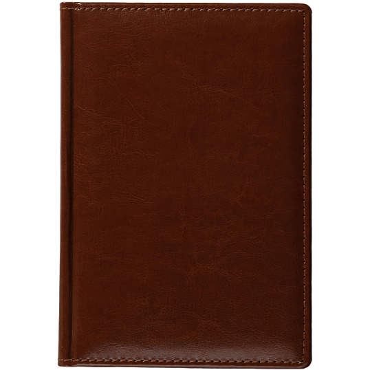 Ежедневник недатированный коричн, А5, 148x218, 352стр, Agenda
