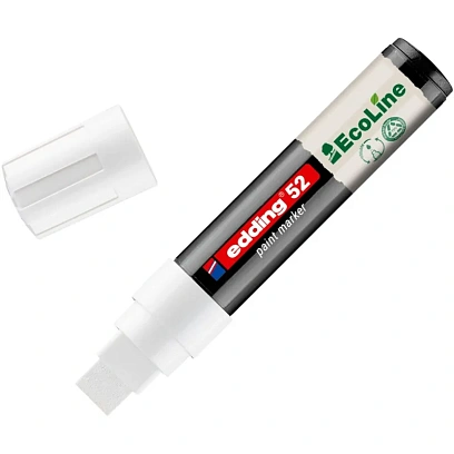 Маркер лаковый E-52 на водной основе, белый, 4-15 мм
