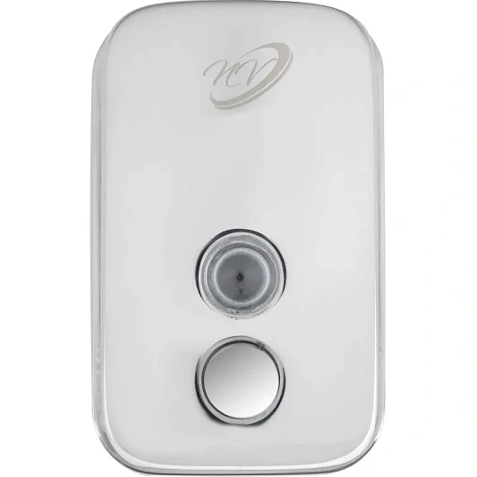 Дозатор для жидкого мыла нержавеющая сталь 500мл глянц 98х108х150 NV-2201