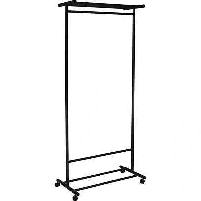 Вешалка МЕ_напольная М 9, колеса, чёрный