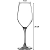 Набор бокалов для вина 450 мл. d=70 мм. h=240 мм. Селест, 12шт в уп, 56817