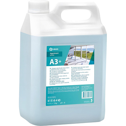 Профхим д/стекл-зеркал поверхн и кафеля Grass/Apartment series А3+, 5л