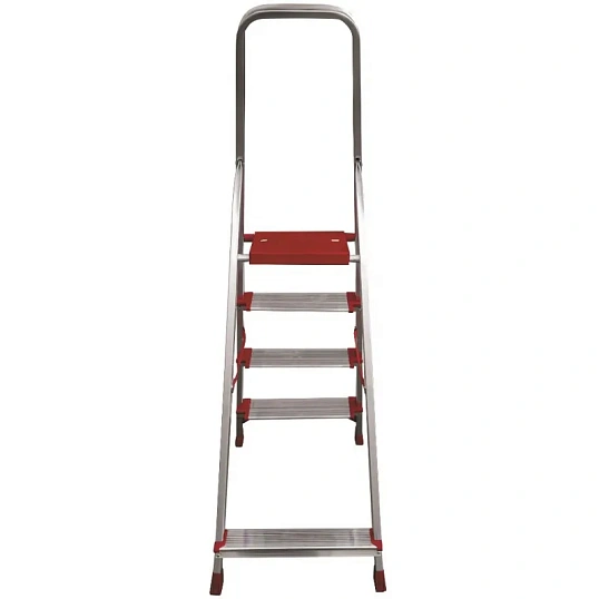Стремянка алюминиевая усиленная 225 кг 4 ступени(130мм)Новая Высота 3117104