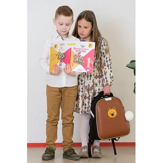 Ранец Комус Класс Мордочки Мишка, 2 отд., эргоном. спинка