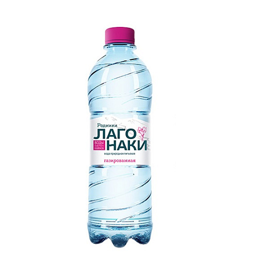 Вода питьевая Родники Лаго-Наки природная газ ПЭТ 0,5л