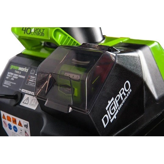 Снегоуборщик аккумуляторный бесщет. Greenworks GD40SB (2600607)
