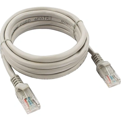 Патч-корд UTP Cablexpert PP12-2M кат.5e, 2м, серый