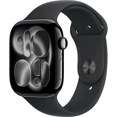 Смарт-часы Apple Watch Series 11 GPS 46mm S/M черный глян. (MEUW4X/A)