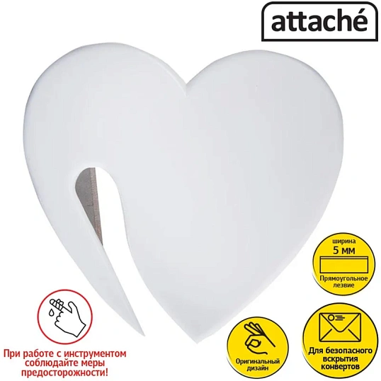 Нож канцелярский Attache для открытия конвертов , цв.в ассорт.