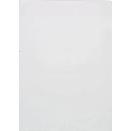 Папка уголок , 150 мкм, прозрачный 10шт/уп Россия