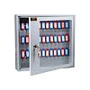 Шкаф для ключей Klesto SKB-39 на 39 ключей, металл/стекло, серый