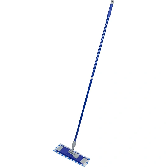 Швабра флаундер Luscan 34х10см насадка микрофибра, кнопки