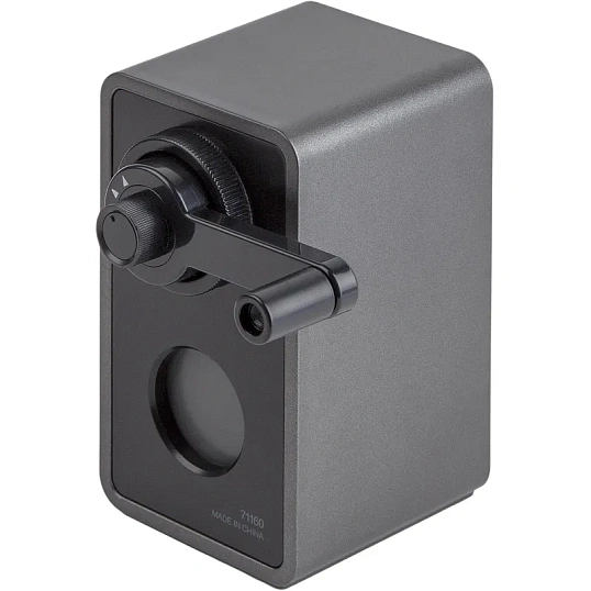 Точилка механическая Deli, 1 отв., в картонной коробке, черный