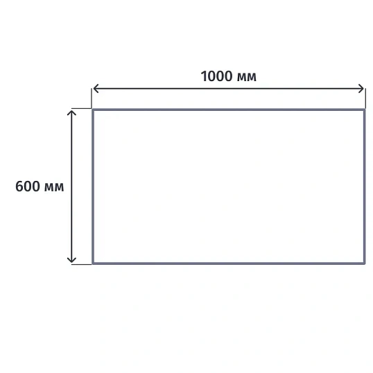 Стол письменный Easy Standard LT 16/16 01000800 темный дуб/серый 1000x600x740