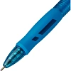 Ручка шариковая автомат. Deli Arris диамет шар 0,7мм резин манж синяя