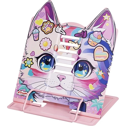 Подставка для книг Комус Класс, Kitty,металл23x15,5x20см,7 настроек