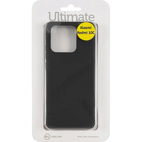 Чехол защитный Red Line Ultimate для Xiaomi Redmi 10C, черный УТ000031080