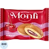 Печенье Панкейк Монфи бисквитное с вишней 40гx20шт/уп (800г)