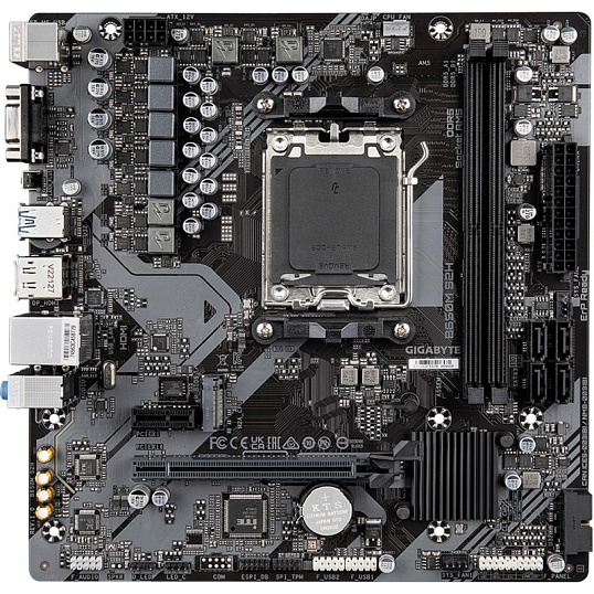 Материнская плата GIGABYTE B650M S2H, AM5, B650, 2xDDR5 mATX