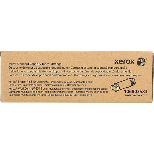 Тонер-картридж Xerox 106R03483 жел. для Phaser 6510 / WC 6515