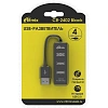 Разветвитель USB Ritmix CR-2402 black (USB хаб) 4 порта USB (15119265)