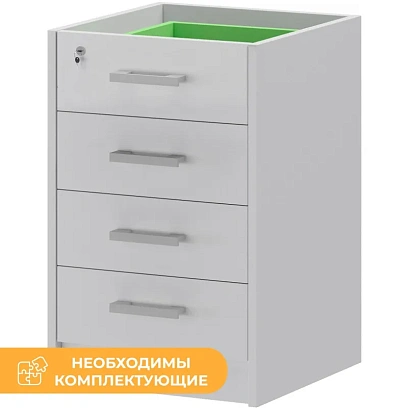 Тумба PT Арго АТ2-05 Каркас тумбы приставной белый