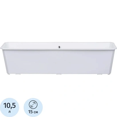 Ящик балконный Basil, 60см (белый)221600729/01