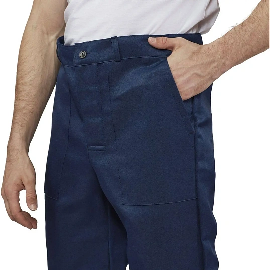 Брюки муж. л16 с СОП синие (р.44-46) 170-176