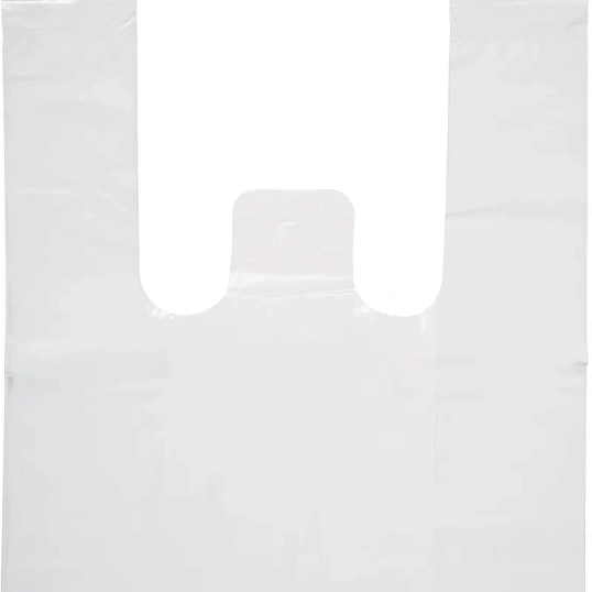 Пакет-майка 28+15х54/15 мкм, 100 шт/уп, белый S