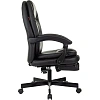 Кресло VB_EChair 668 PU P черный эко.кожа подст.для ног