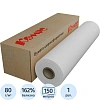 Бумага широкоформатная Комус 80г 620мм x150м 76.2мм