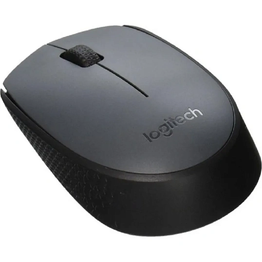 Мышь компьютерная Logitech беспроводная M170, Gray [910-004646