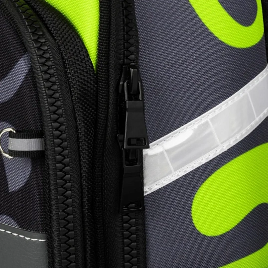 Ранец Комус Класс Stright Casual Погнали, серый,2 отд, эргоном. Спинка