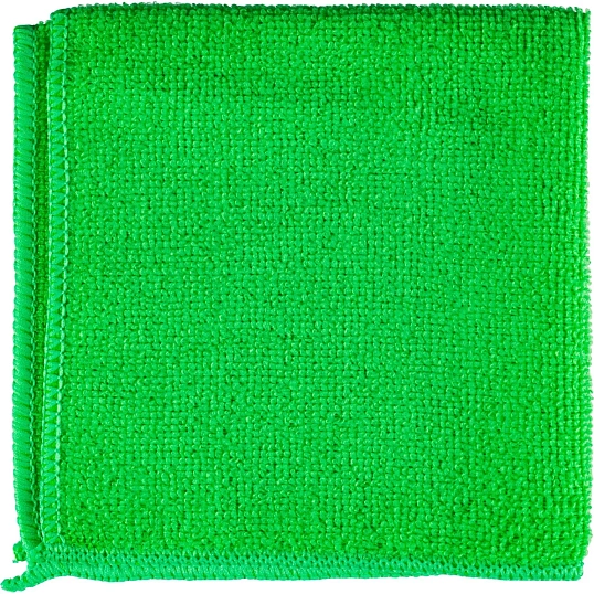 Салфетка хозяйственная из микрофибры универс 200г/м2 30х30см зел