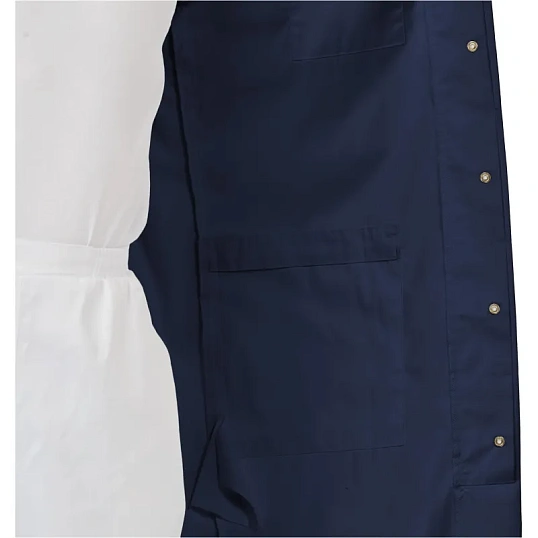 Халат для пищевого пр-ва у17-ХЛ муж.ХАССП  син.(р.56-58) р.182-188