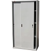 Шкаф-купе металлический P_ШАМ-11.К 3полки,серый, 960х450х1860