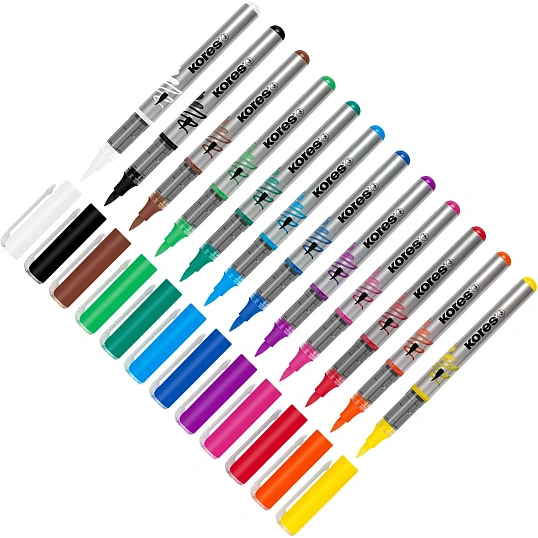 Набор маркеров Kreative Acrylic Marker liquid ink 12 цв, 25121