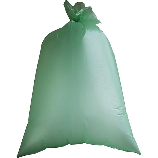 Мешки для мусора  ПНД 120л 25мкм 20шт/рул зеленые 70х110 см Luscan