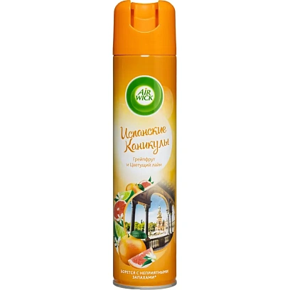 Освежитель воздуха Air Wick Испанские каник: Грейпфрут и Цветущ лайм 290 мл