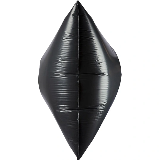 Мешки для мусора ПВД 360л 60мкм 25шт/уп черные 130x160см Luscan