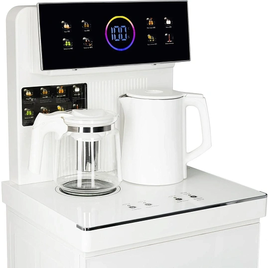 Кулер Ecotronic TB25-LNR white с чайным столиком Тиабар